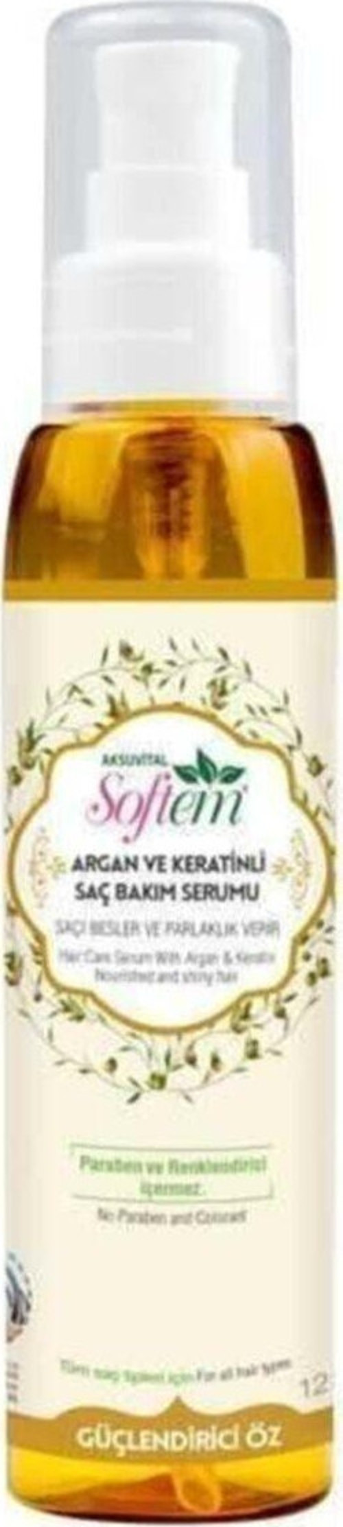 Solftem Argan Ve Keratinli Saç Bakım Serumu 125 ml
