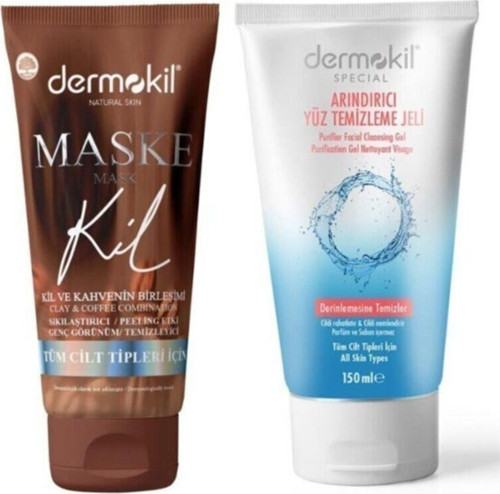Sıkılaştırıcı Genç Görünüm Kahve Içerikli Maske Ve 75 ml Arındırıcı Yüz Temizleme Jeli 100ml