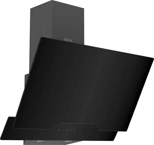 D063 Çift Camlı Girin Tili Dokunma Tik 60 cm Siyah Davlumbaz