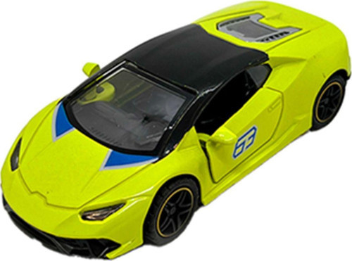 Turbo Racer Çek Bırak Metal Araba 63 - Yeşil