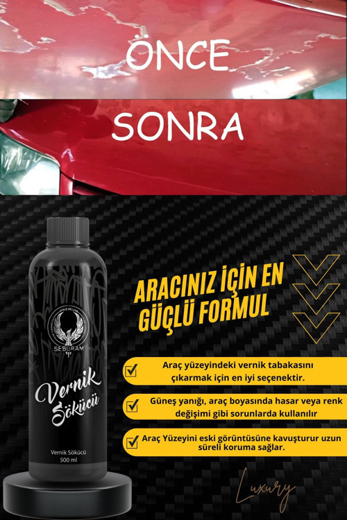 Araç Güneş Yanığı Giderici, Güneş Yanığı Sökücü, Oto Vernik Sökücü Sprey