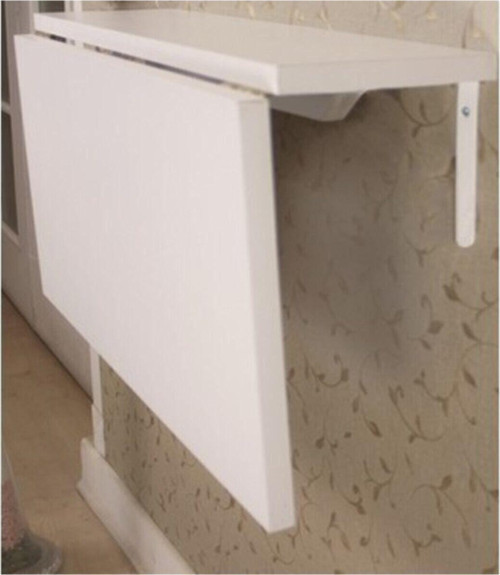 Katlanır Modern Masa Duvara Monte Katlanır Masa Çalışma Duvardan Açılan Monteli Masa 60*90 Cm