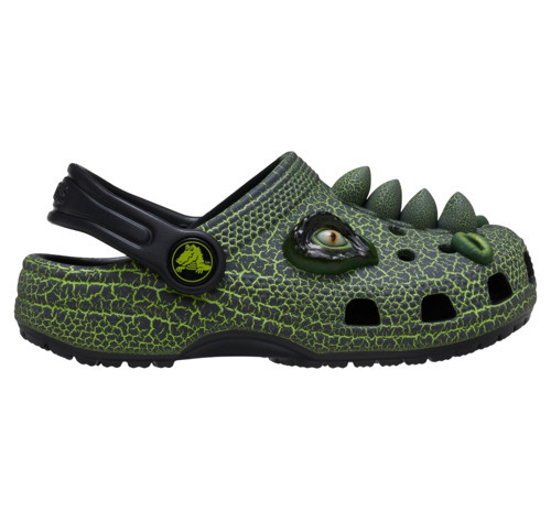 211372-001 Crocs Classic Iam Scary Dino Clog T Çocuk Terlik Yeşil