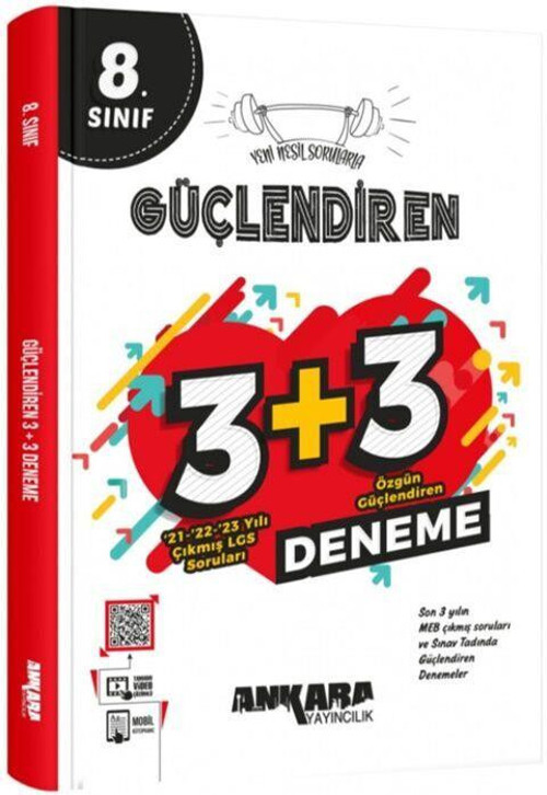 8. Sınıf Özgün Güçlendiren 3 + 3 Deneme Ankara Yayıncılık