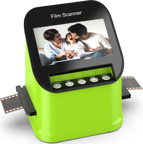 Dijital Film ve Slayt Tarayıcı, Büyük 4.3 Inc TFT LCD Ekran