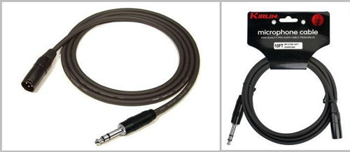 MP-273B-3M-BK XLR-TRS 3 Metre Kablo