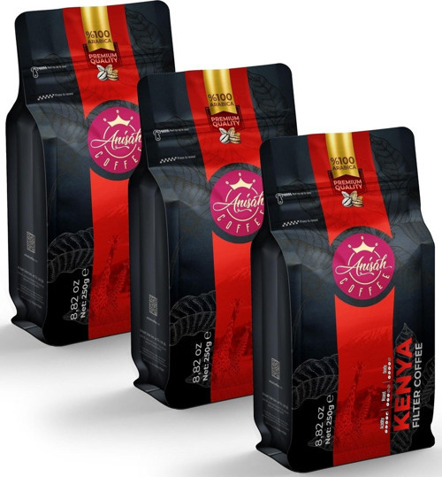 Kenya Filtre Kahve 3*250 gram - 3'lü Paket
