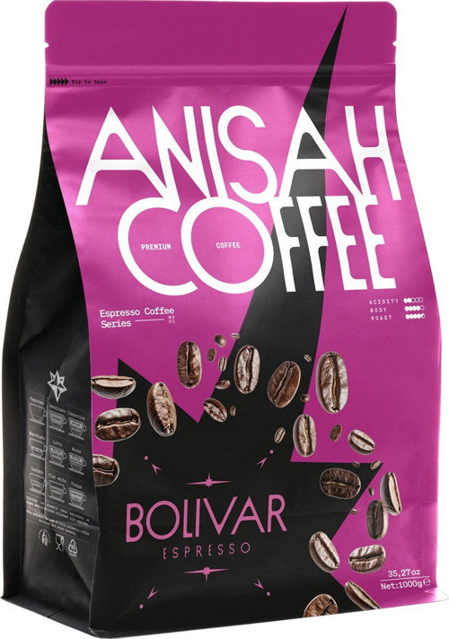 Bolivar Espresso Koyu Kavrulmuş Çekirdek 1000 Gram