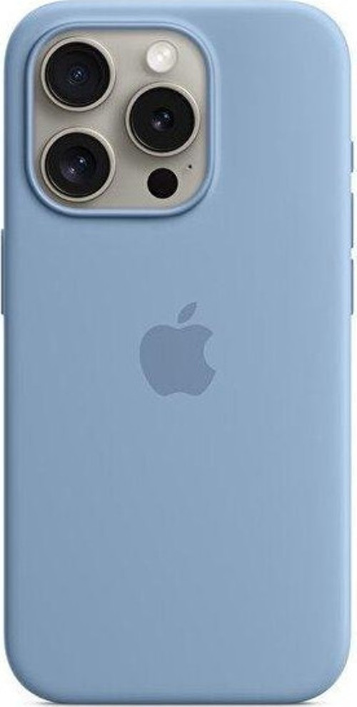 iPhone 15 Pro için MagSafe özellikli Silikon Kılıf - Buz Mavisi - MT1L3ZM/A