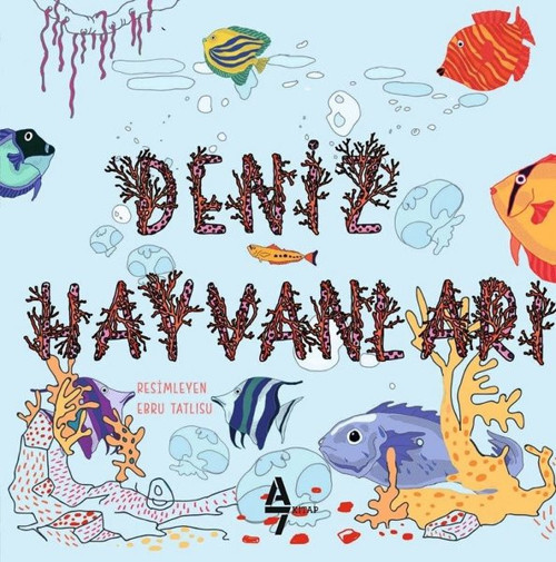A7 Kitap Deniz Hayvanları