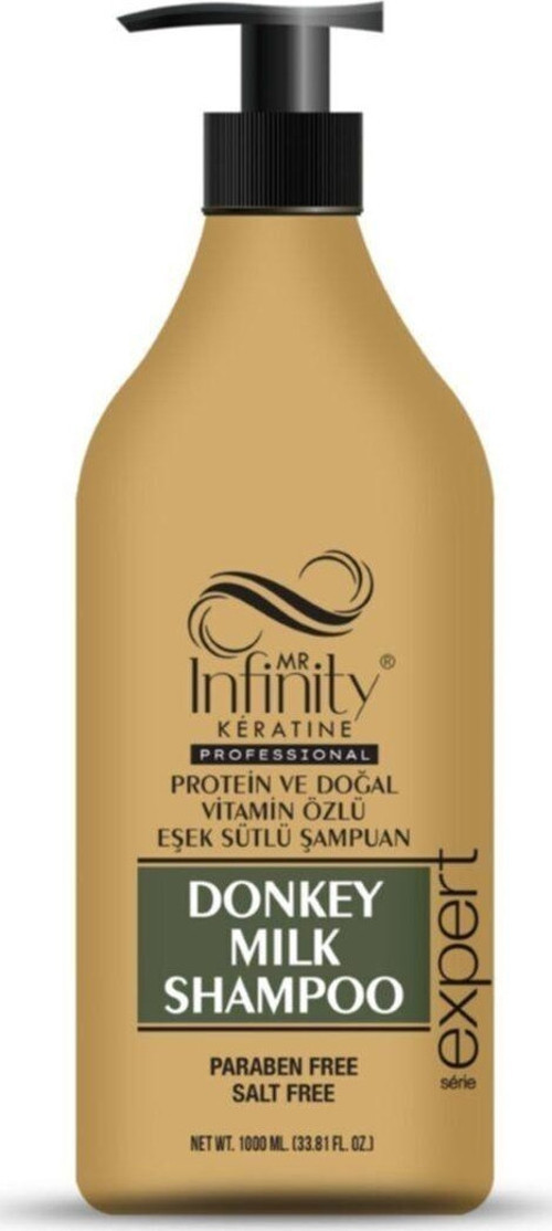 Eşek Sütlü Şampuan Paraben Free Salt Free 1000ml.