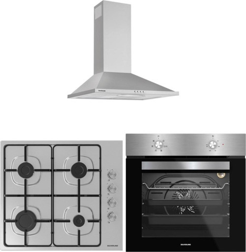 Inox Ankastre Set 2240 Conic Davlumbaz - As5631X01 Ocak - Bo6501X01 Fırın