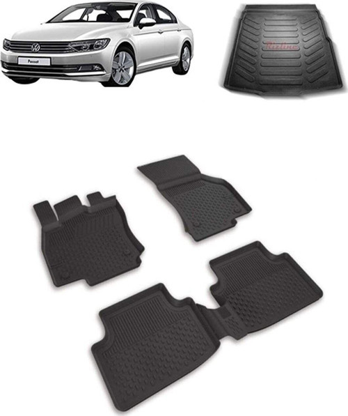 Vw Passat B8 2015- Sonrası Uyumlu 4.5d Paspas Ve Bagaj Havuzu