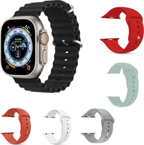 Wearfit Pro GS8+ Ultra Smart Watch 2.05 Inc Hd Ekran + 5 Slikon Kordon Hediyeli