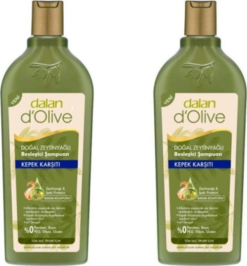 2 Adet D’olive Zeytinyağlı Kepek Karşıtı Şampuan 400 ml