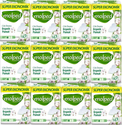 Pure&soft Hijyenik Ped Süper Ekonomik Normal 24'lü 12 Adet