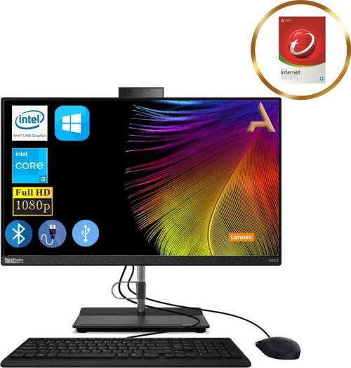 Thinkcentre Neo 30A I3-1215U 8GB 256GB M.2 SSD 12B3001RTX ATL12 21.5" W11Pro All In One +Trendmicro