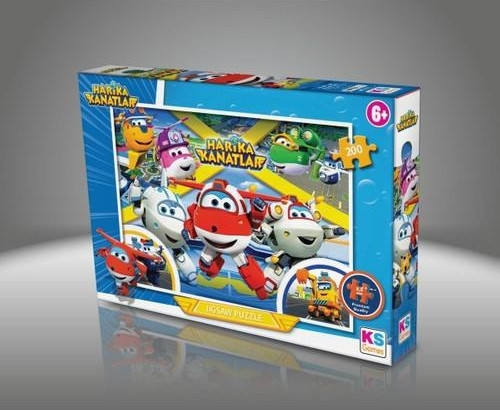200 Parça Puzzle Harika Kanatlar Lisanslı Ürün
