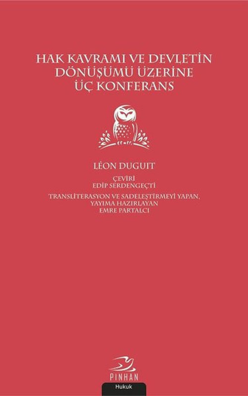 Hak Kavramı Devletin Dönüşümü Üzerine Üç Konferans