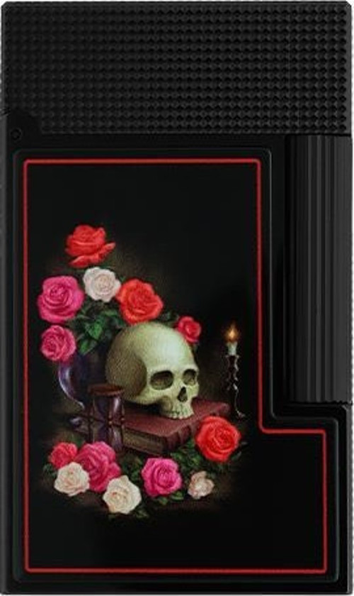 S.T. Dupont Ligne 2 Black Memento Mori Puro Çakmağı 16394