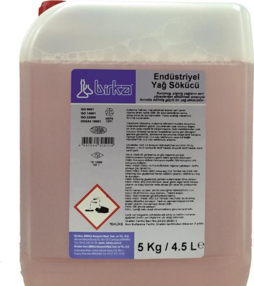 Endüstriyel Yağ Sökücü 5 Kg.