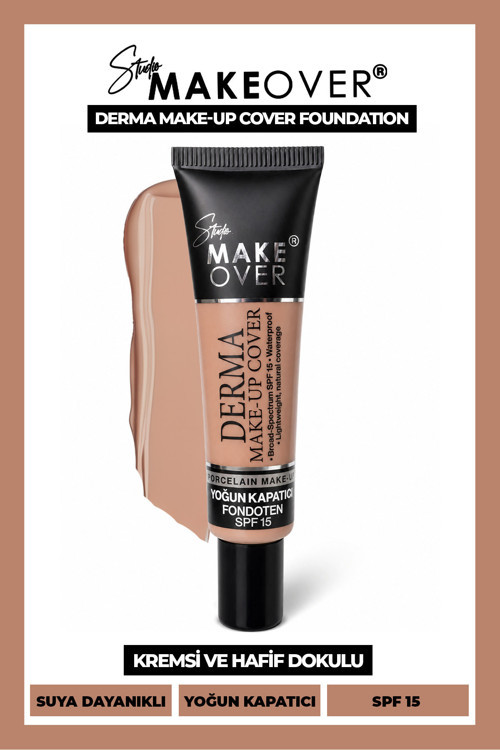 Studio MakeOver Derma Make-Up Cover Foundation Yoğun Kapatıcı Fondöten 04 40 ML