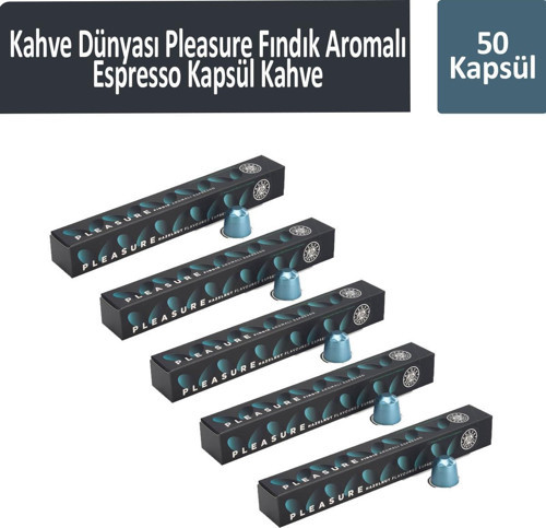 Pleasure Fındık Aromalı Espresso Kapsül Kahve 50 Kapsül