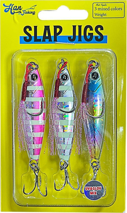 Slap Jigs Uv&Glow Mix 20gr Metal Jig Yem