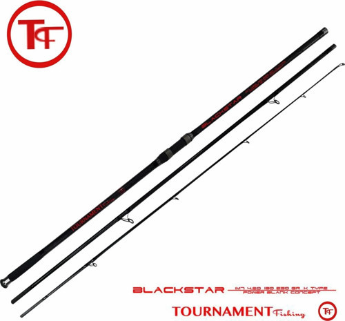 BlackStar 4.20 Mt IM7 Power blank concept 180-250gr atarlı 3 Parça Surf Olta Kamışı