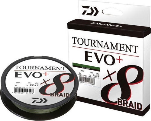 Tournament EVO+ 8B Dark Green İp Misina 270 mt Dark Green-0,16 mm