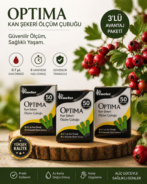 Şekeri Ölçüm Çubuğu 3'lü Set (3*50 Strip) Uyumlu Test Çubuğu Avantaj Paketi