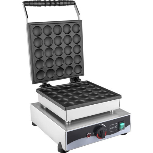 W22 Tekli Kapaklı Yuvarlak Bubble Waffle Makinesi