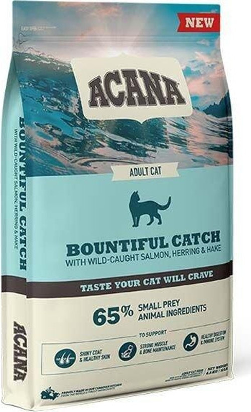 Bountiful Catch Somonlu ve Ringa Balıklı Yetişkin Kedi Maması 4.5 Kg