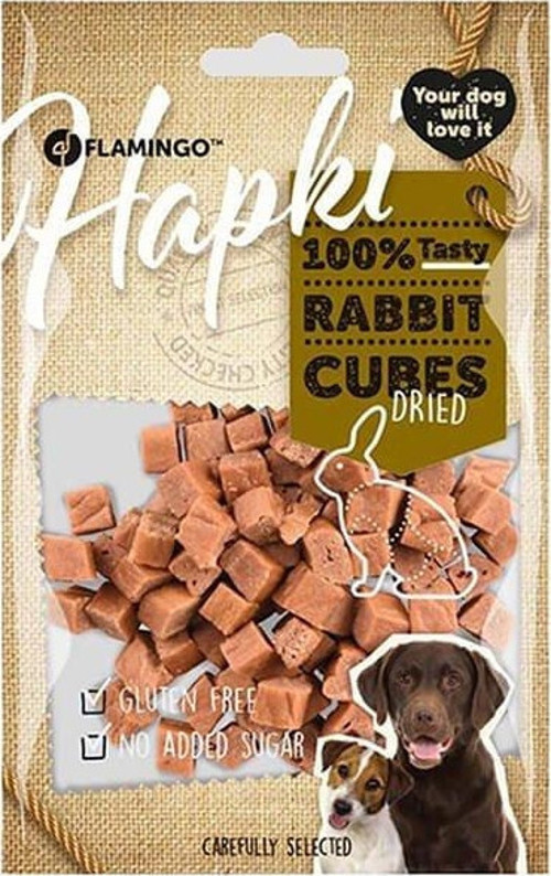 Hapki Glutensiz Tavşanlı Küp Köpek Ödül Maması 85 Gr