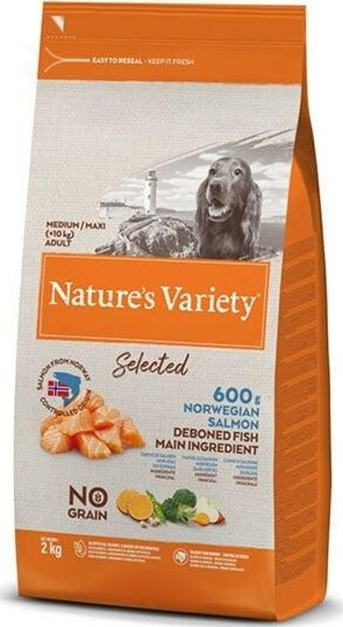 Norveç Somonlu Orta ve Büyük Irk Yetişkin Köpek Maması 2 Kg