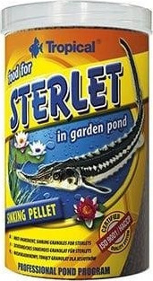 Food For Sterlet Havuz Balıkları için Granül Yem 1000 Ml