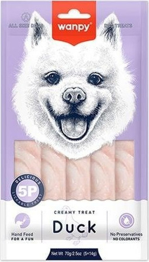 Krema Ördekli Sıvı Köpek Ödülü 5x14 Gr