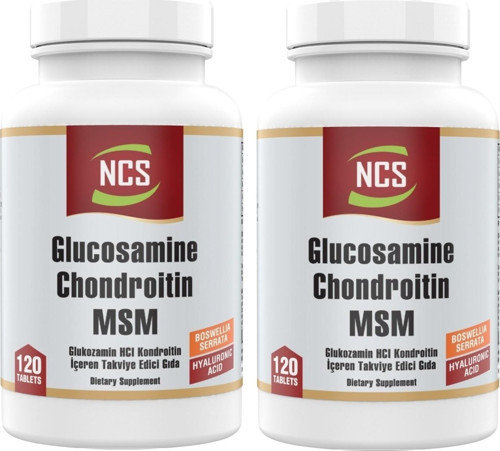 Glucosamine Chondroitin Msm Hyaluronic Acid 120 Tablet 2 Kutu