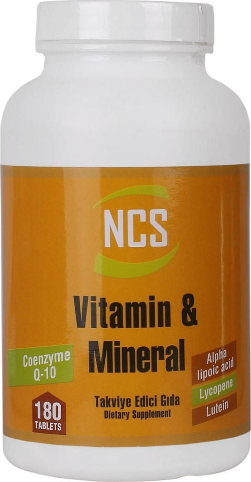 VİTAMİN MİNERAL MULTİVİTAMİN COENZYME ALPHA LİPOİC ACİD 180 TABLET