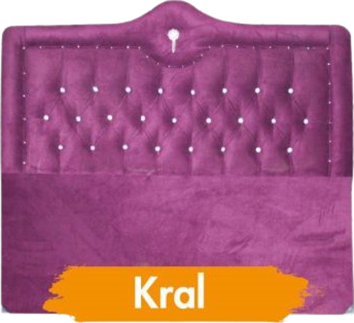 Başlık 14291 Alc Kral 90 lık Tay Tüy Mürdüm Kapitone Tek Kişilik Başlık