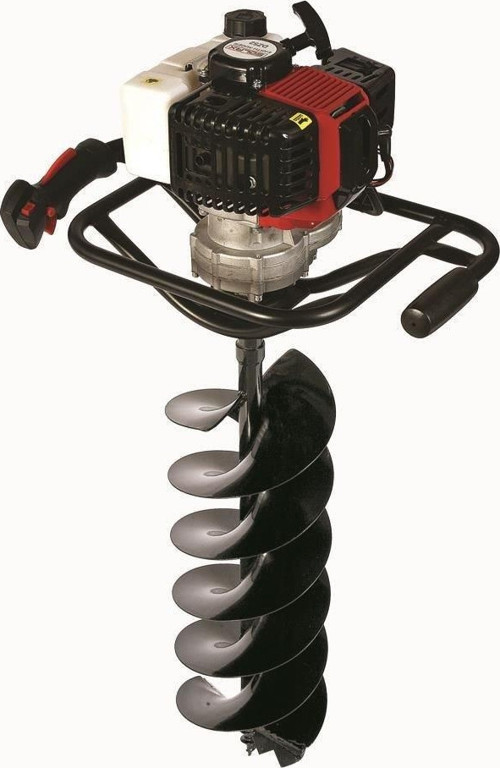 HRD6501 30 Cm Toprak Burgu Makinesi Çift Sarmal 3 Hp