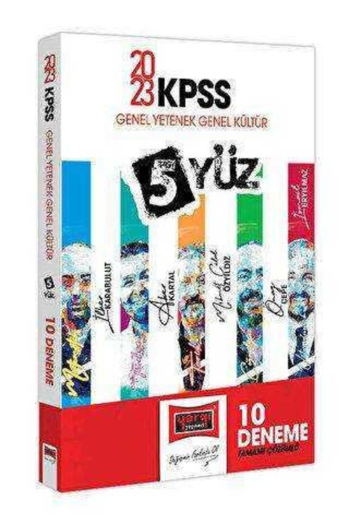 KPSS GENEL YETENEK GENEL KÜLTÜR 5 YÜZ 10 DENEME 2023 - YARGI