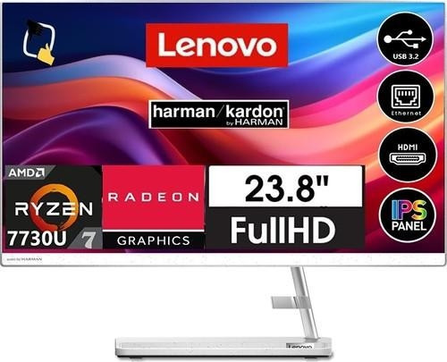 Ideacentre 3 Amd Ryzen 7 7730U 64GB 2tb SSD Windows 11 Pro 23.8" Fhd All In One Bilgisayar F0G100TMTX-SNERTECH
