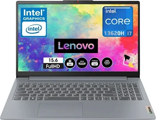 Ideapad Slim 3 Intel Core I7-13620H 16GB 1tb SSD Windows 11 Pro 15.6 Taşınabilir Bilgisayar 83EM005UTR Snertech