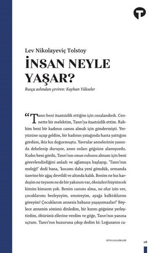 İnsan Ne ile Yaşar?