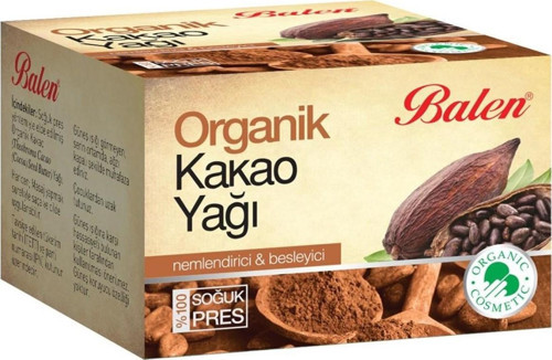 Organik Kakao Yağı 50 ml Soğuk Pres