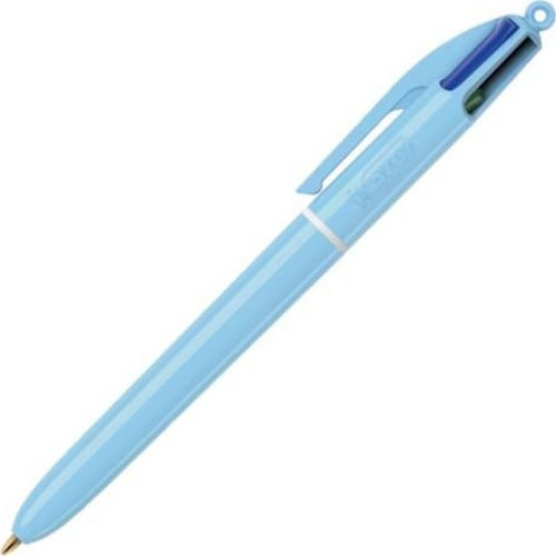 4 Colour Pastel 4 Renkli Tükenmez Kalem Pastel Mavi