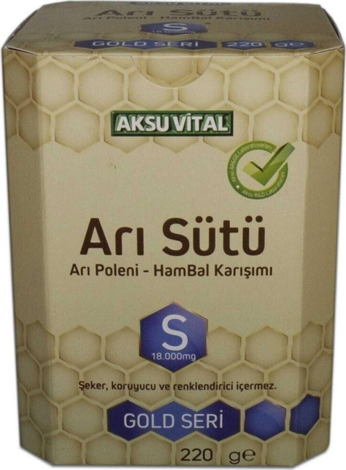 Arı Sütü Arı Poleni Ham Bal Karışımı 18.000mg 220gr