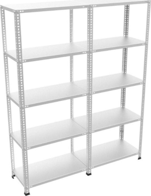 ® 5 Katlı Duble Galvaniz Çelik Raf.depo,arşiv,dosya Rafı. 0.70 Mm-43x60-150 Cm