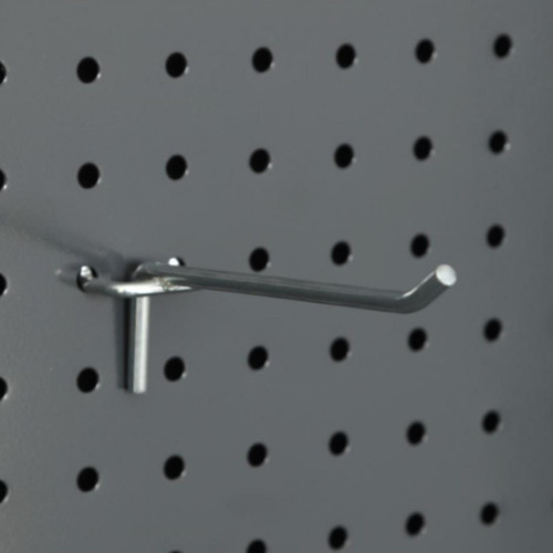 100 Adet Delikli Panel Kancası.Aksesuar Kancası 10 cm-2.5 cm